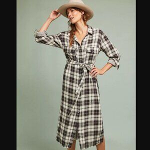 SANCTUARY “Boyfriend For Life” Plaid Midi Shirt/Dress (Size S) – NWT